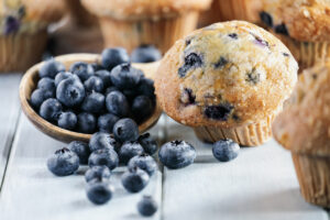 Low Carb Blueberry Muffins